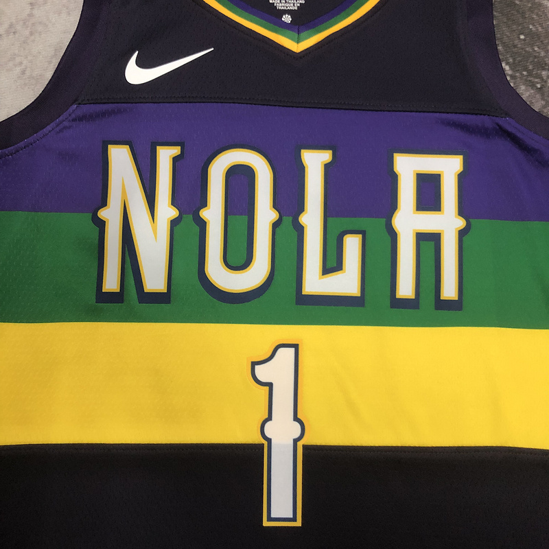 2023 NBA New Orleans Pelicans 1 WILLIAMSON Basketball Jersey