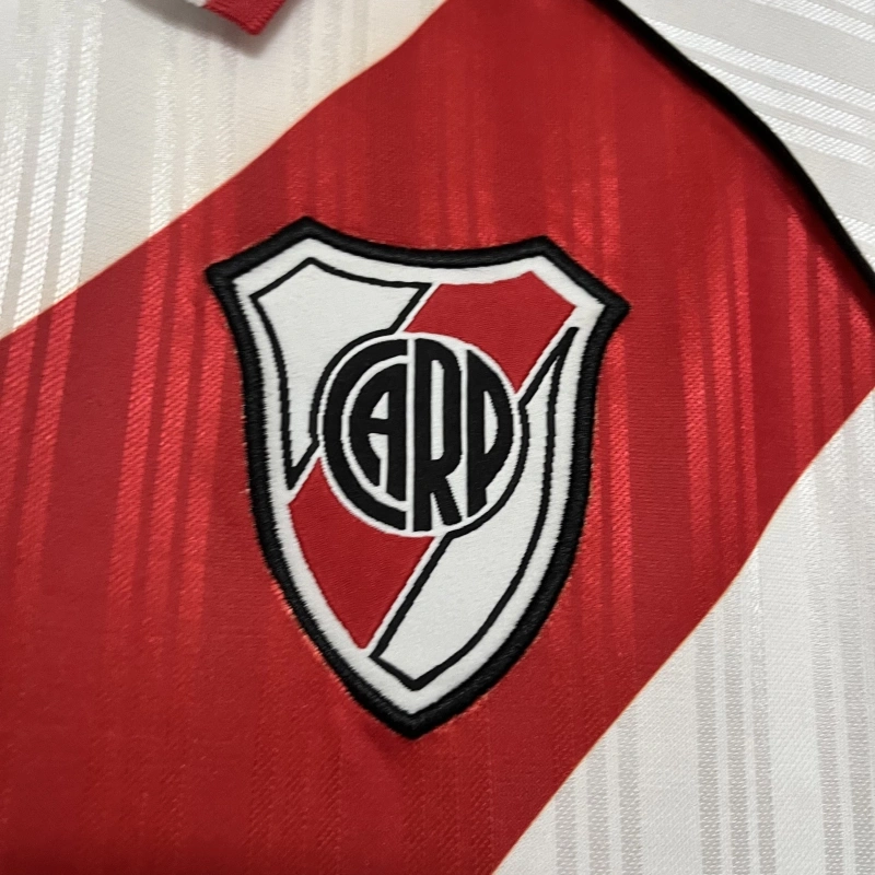 Retro 1995-96 River Plate Home football jersey retro