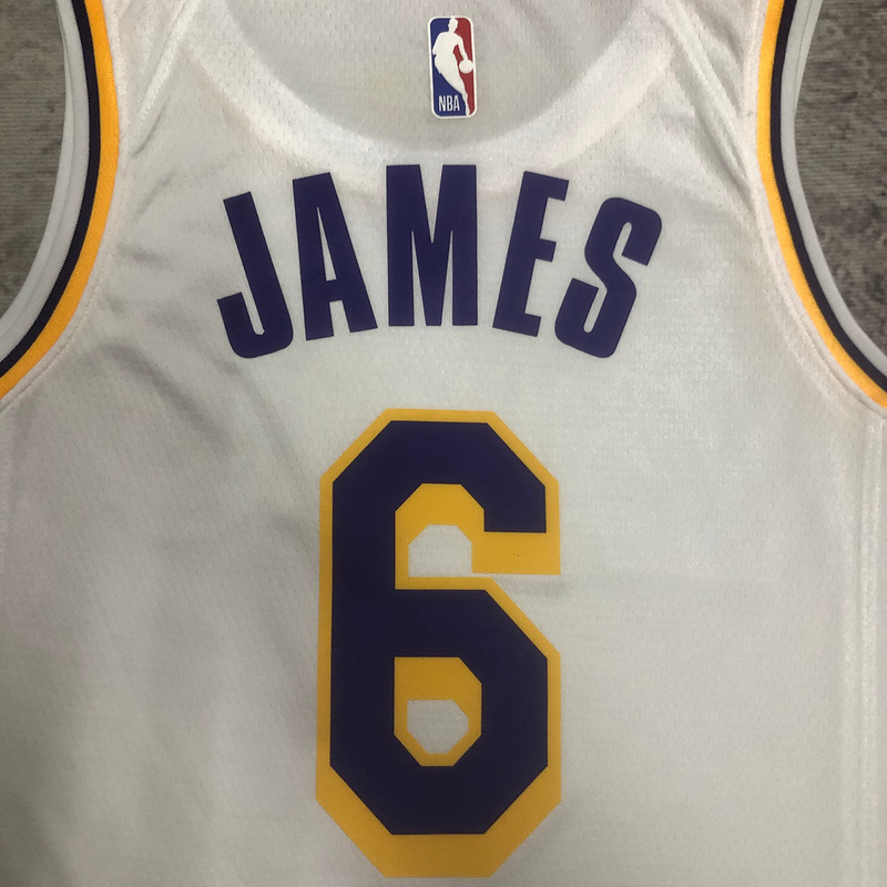 2023 NBA Lakers 6 JAMES Basketball Jersey