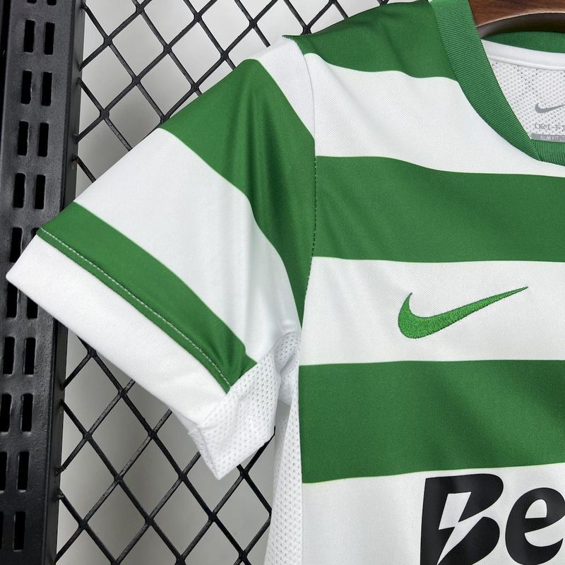 2025-26 Sporting Home Kids football jersey