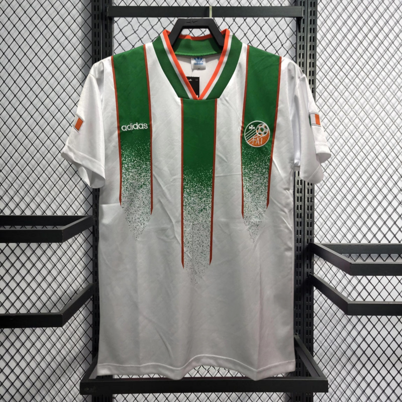 retro 1994 Republic of Ireland Away Jersey No Ads football jersey retro