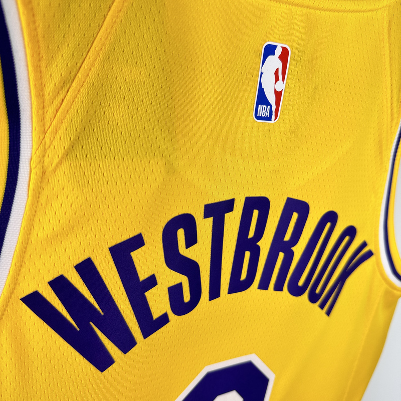 2023 NBA Lakers 0 WESTBROOK Basketball Jersey
