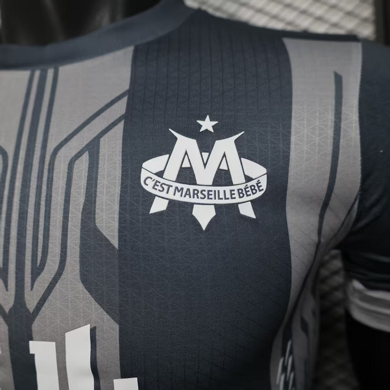 Player 2025-26 Marseille OM Grey Special EditioFootball jersey