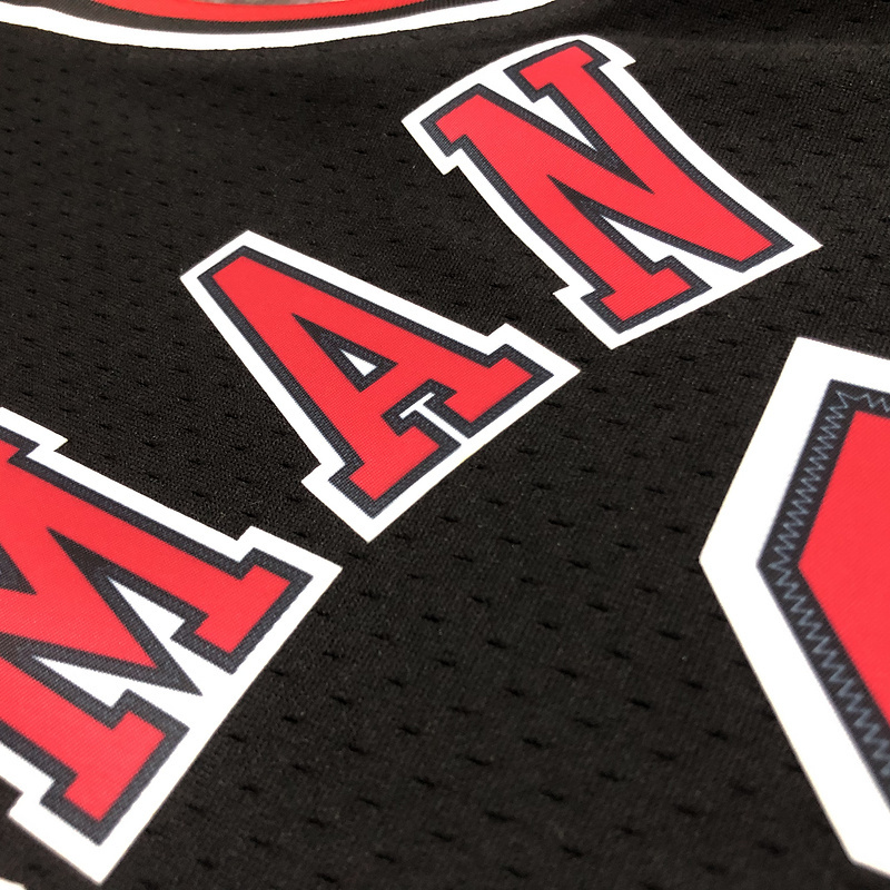 1997-98 NBA Chicago Bulls 91 RODMAN Black Basketball Jersey