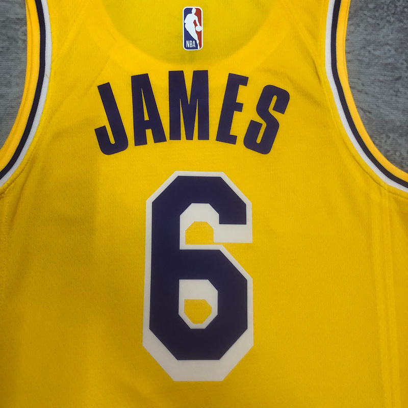 2023 NBA Lakers 6 JAMES Basketball Jersey
