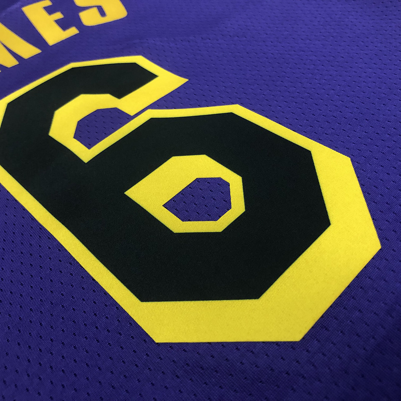 2023 NBA Lakers 6 JAMES Basketball Jersey