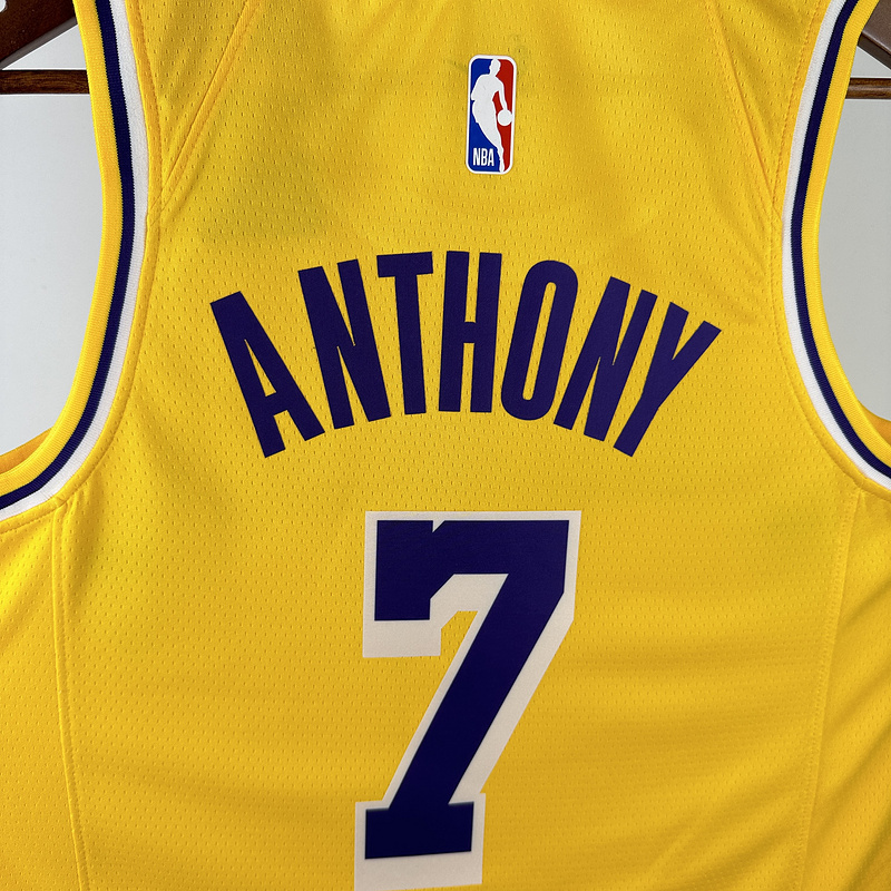 2023 NBA Lakers 7 ANTHONY Basketball Jersey