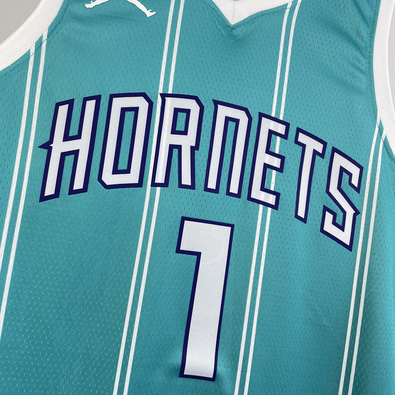 2023 NBA Charlotte Hornets (1 BALL) Basketball Jersey