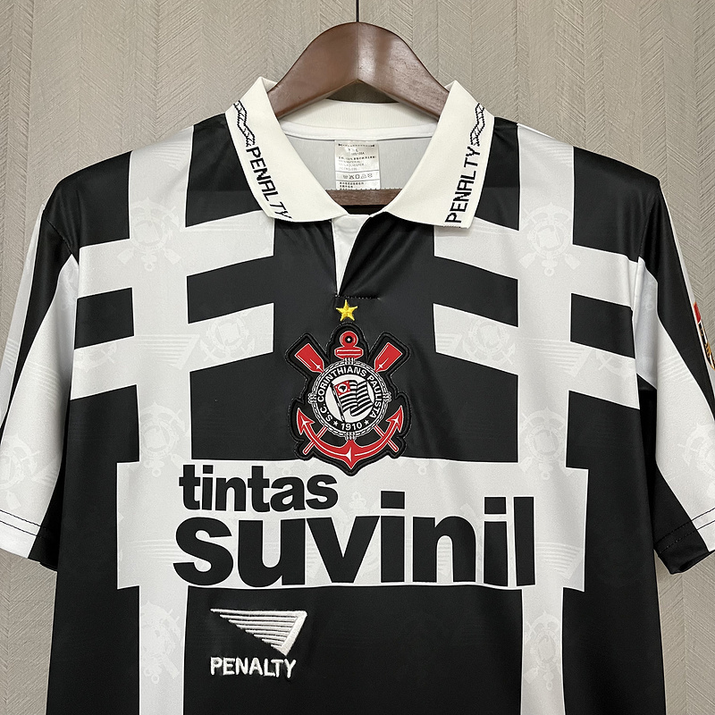 Retro 1995-96 Corinthians Third Away Football jersey retro