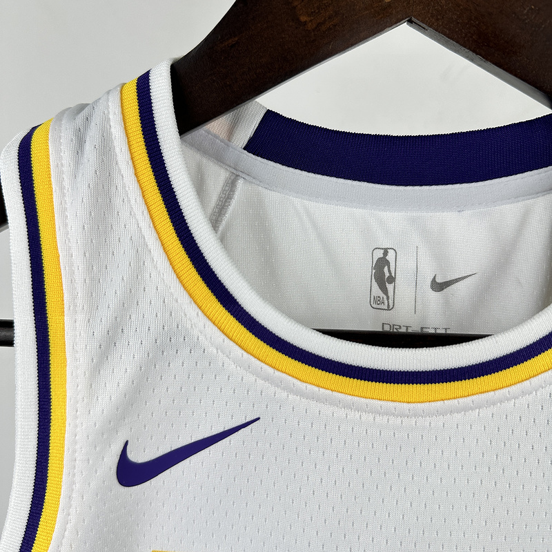 Kids 2023 NBA Lakers 77 DONCIC Basketball Jersey