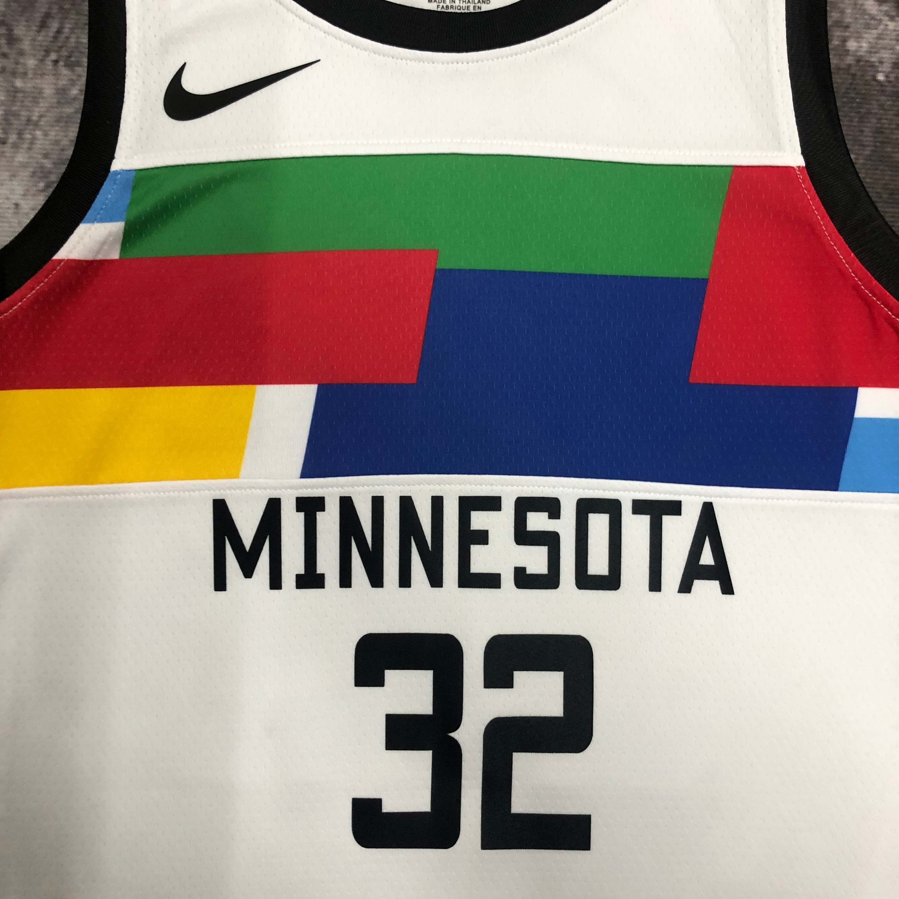 2023 NBA Minnesota Timberwolves 32 Towns Basketball Jersey