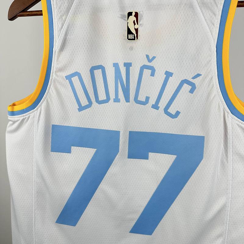 2023 NBA Lakers 77 DONCIC Basketball Jersey