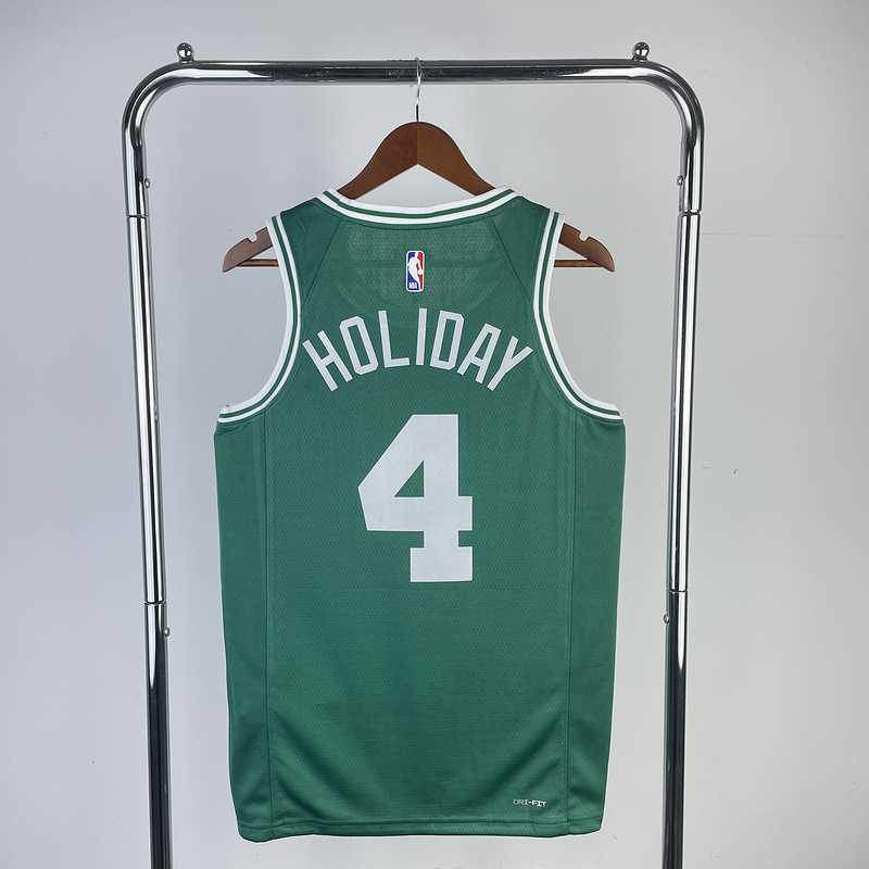2023 NBA Boston Celtics  4 HOLIDAY Basketball Jersey