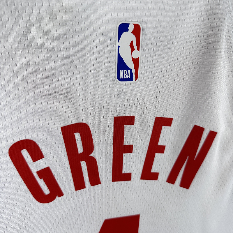 2023 NBA Houston Rockets 4 GREEN Basketball Jersey