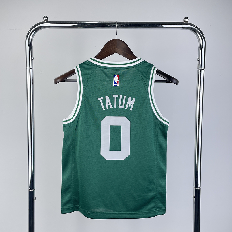 2023 NBA Boston Celtics kids 0 TATUM Basketball Jersey