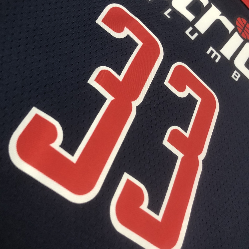 2023 NBA Washington Wizards 33 Kuzma Basketball Jersey