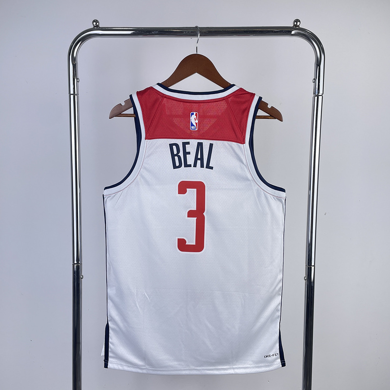 2023 NBA Washington Wizards 3 BEAL Basketball Jersey