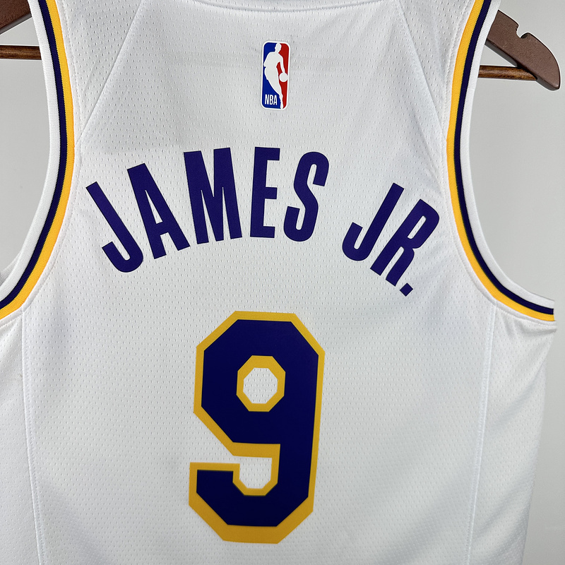 2023 NBA Lakers 9 JAMES JR Basketball Jersey