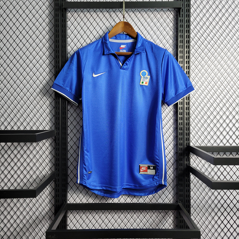 Retro Italy 1998 home VIERI MALDINI BAGGIO DEL PIERO PESSOTTO Football jersey retro
