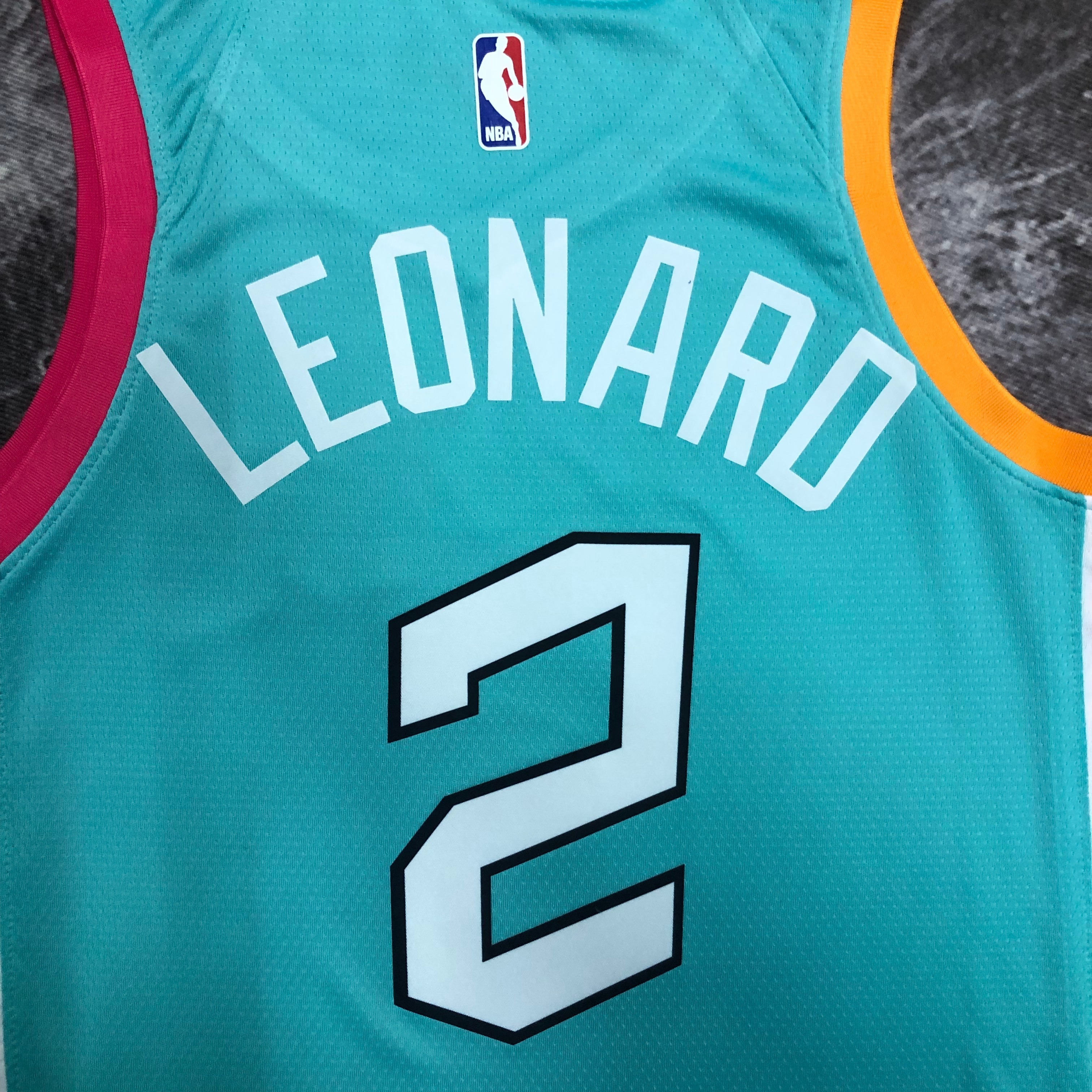 2023 NBA San Antonio Spurs 2 LEONARD Basketball Jersey