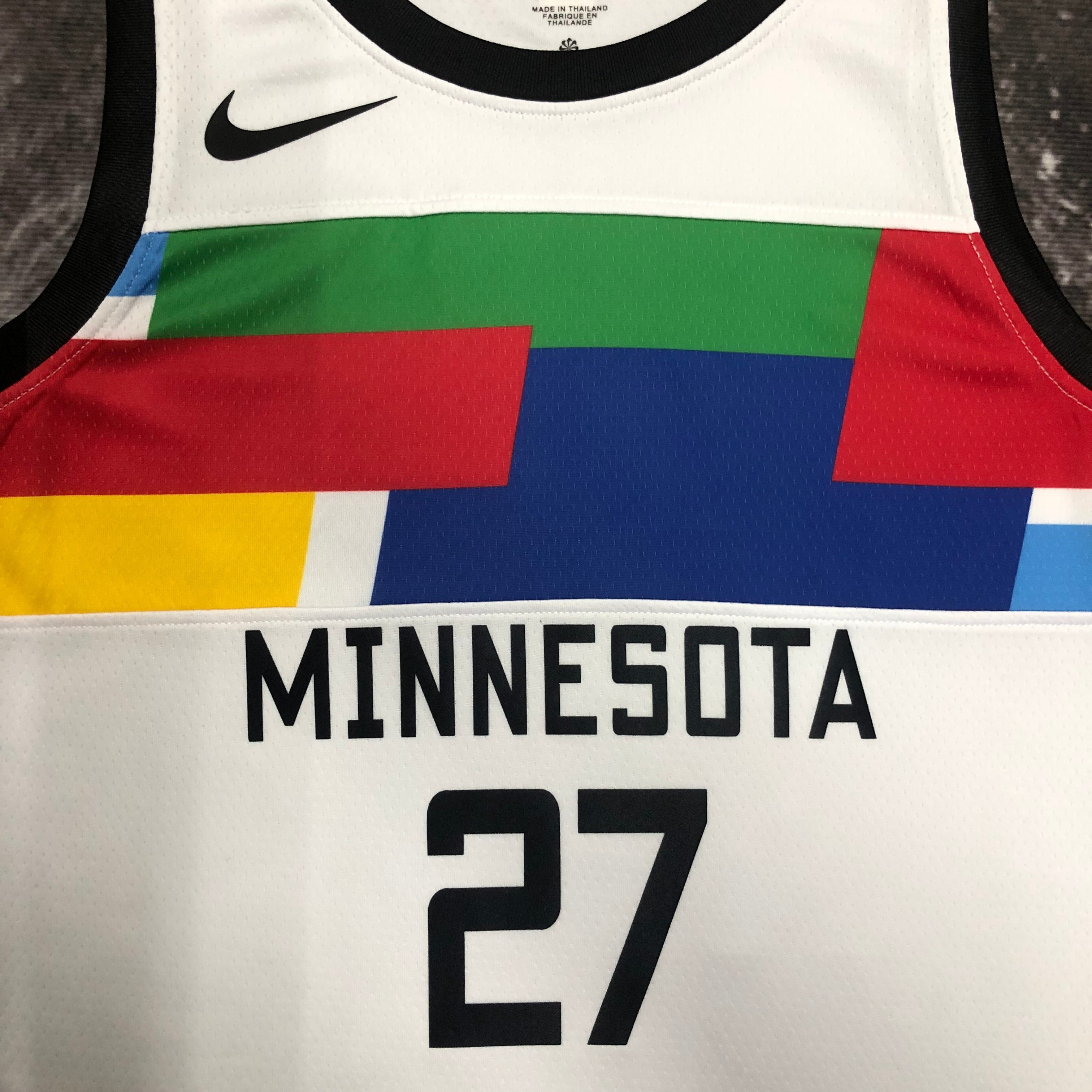 2023 NBA Minnesota Timberwolves 27 GOBERT Basketball Jersey