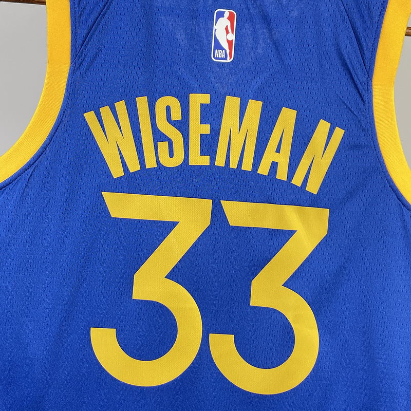 2023 NBA Golden State Warriors 33 WISEMAN Basketball Jersey