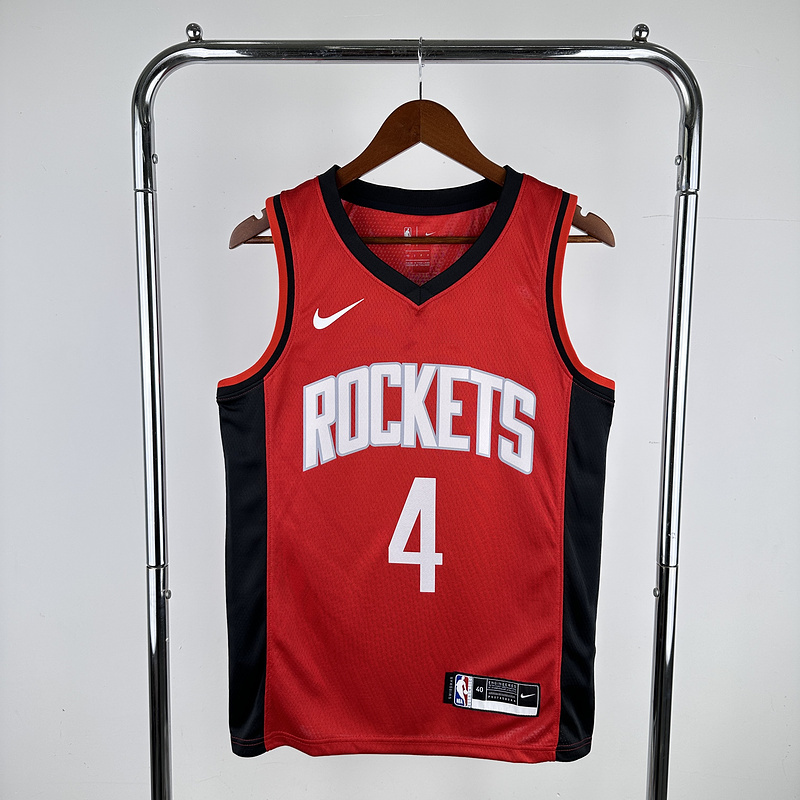 2023 NBA Houston Rockets 4 GREEN Basketball Jersey
