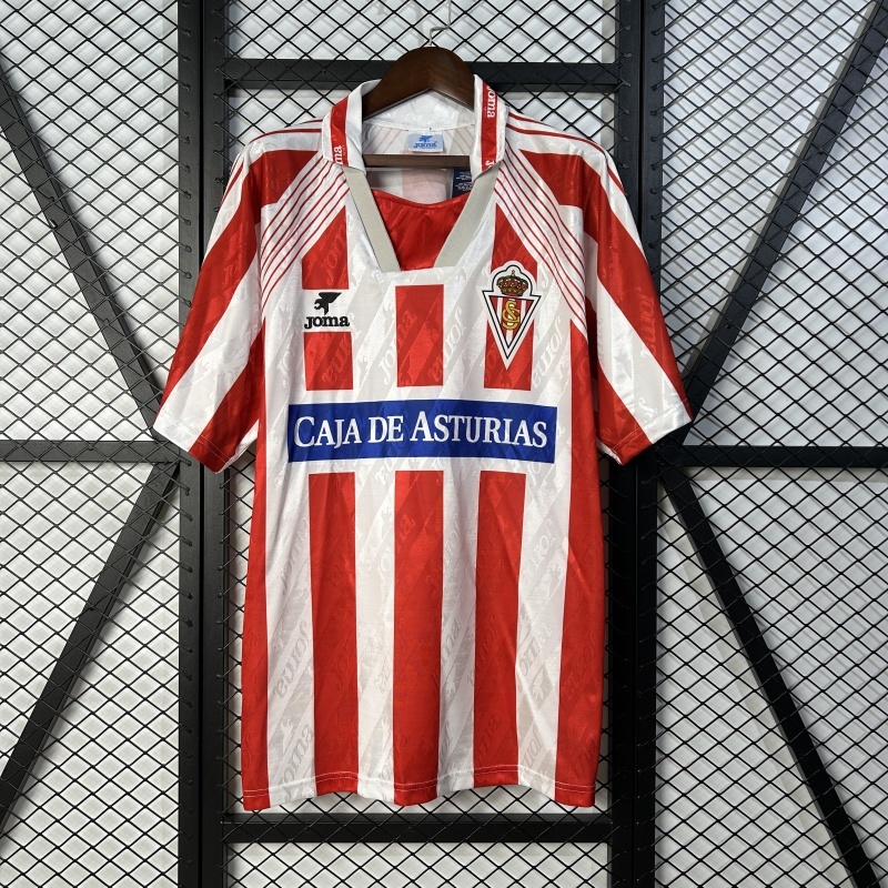 Retro 1994-95 Sporting Gijon Home Football jersey retro