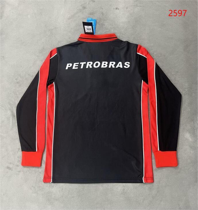 Retro 1999-00 Flamengo Third Away Long Sleeve Football jersey retro