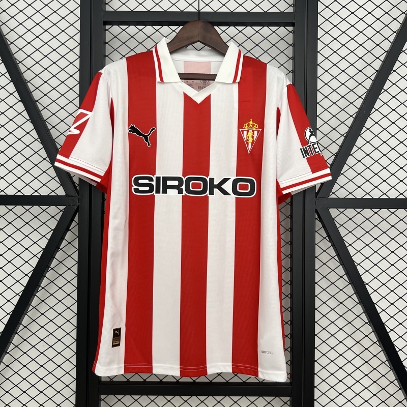 2025-26 Sporting Gijon Home Football jersey