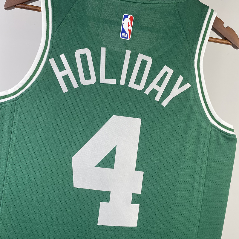 2023 NBA Boston Celtics  4 HOLIDAY Basketball Jersey