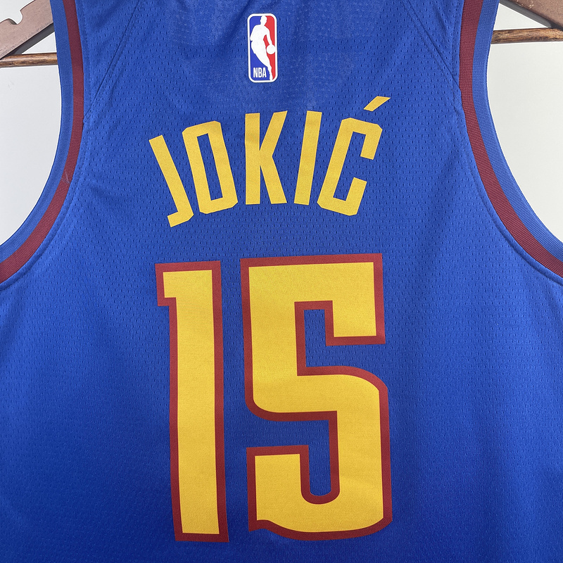 2023 NBA Denver Nuggets 15 JOKIC Basketball Jersey