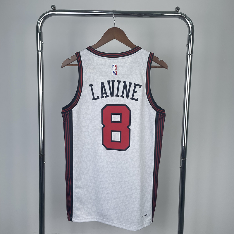 2023 NBA Chicago Bulls (8 LAVINE) Basketball Jersey