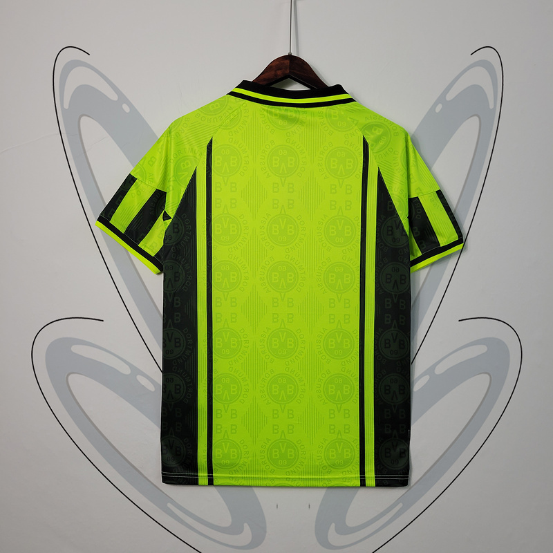 Retro 1996 Dortmund home   Football jersey retro