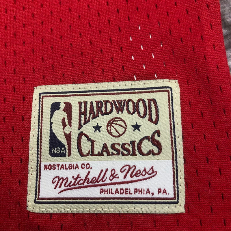 1997-98 NBA Chicago Bulls Woman 91 RODMAN Red Basketball Jersey
