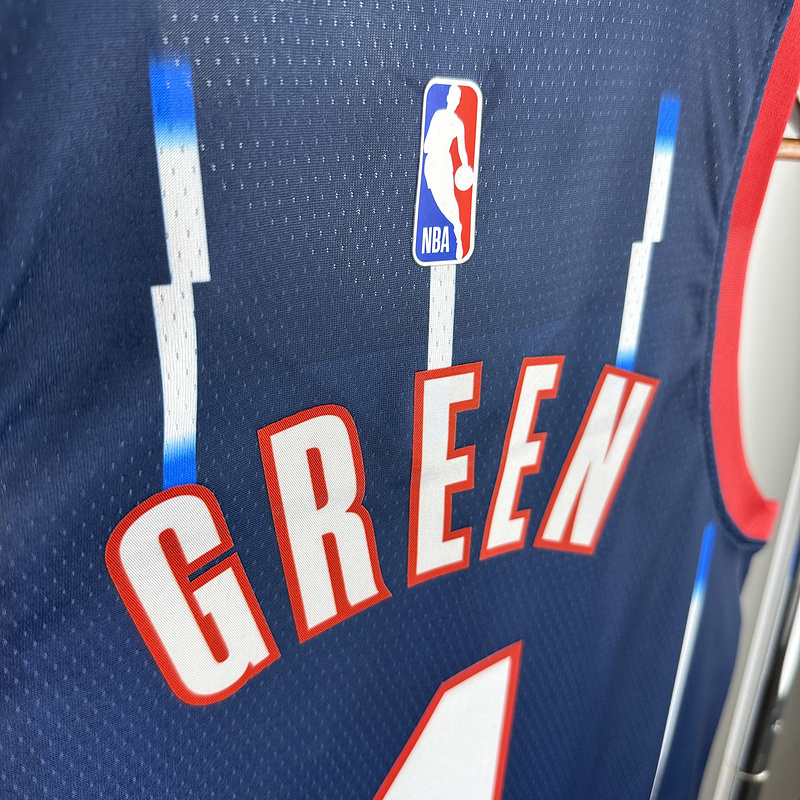 2023 NBA Houston Rockets 4 GREEN Basketball Jersey