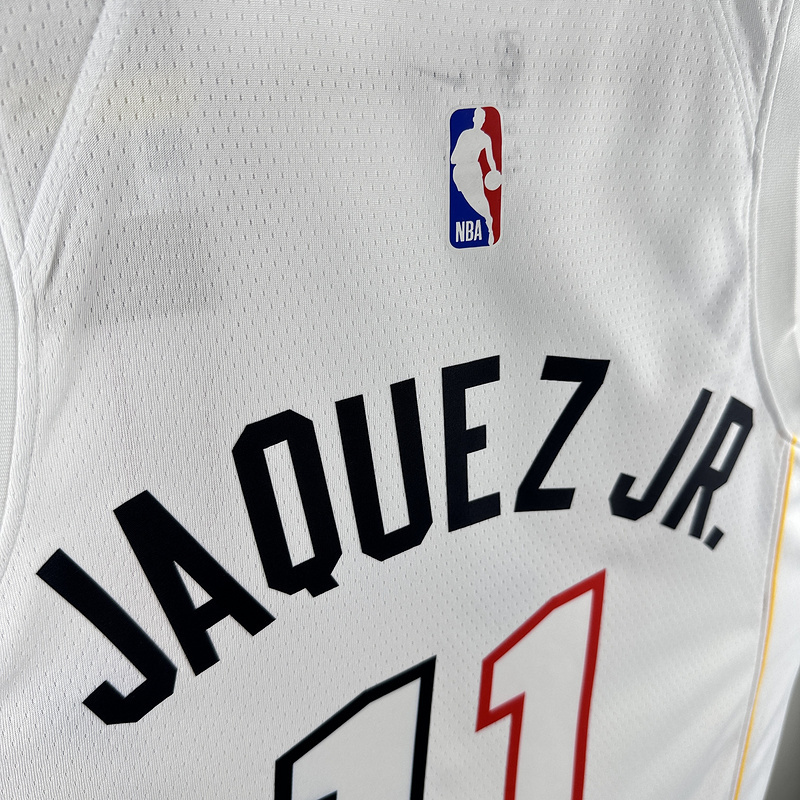 2023 NBA Miami Heat 11 JAQUEZ JR. Basketball Jersey