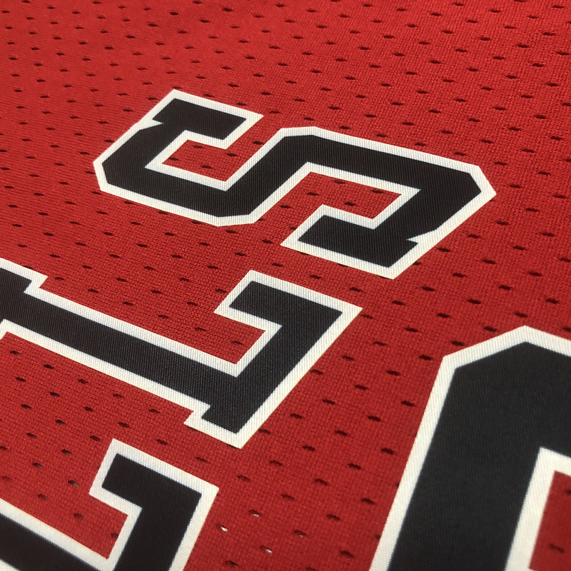 1997-98 NBA Chicago Bulls Woman 23 JORDAN Red Basketball Jersey