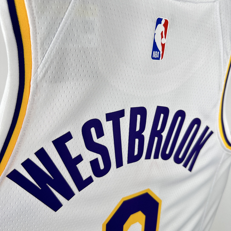 2023 NBA Lakers 0 WESTBROOK Basketball Jersey