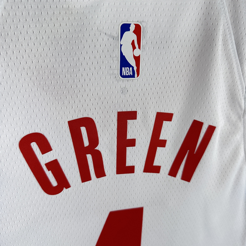 2023 NBA Houston Rockets 4 GREEN Basketball Jersey