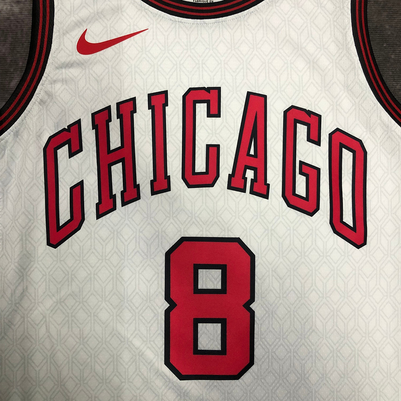 2023 NBA Chicago Bulls (8 LAVINE) Basketball Jersey