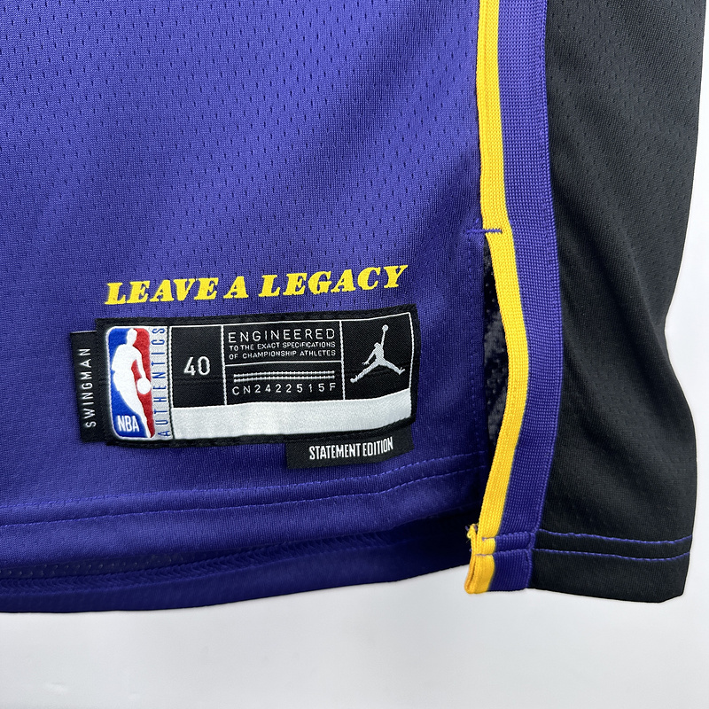 2023 NBA Lakers 9 JAMES JR Basketball Jersey