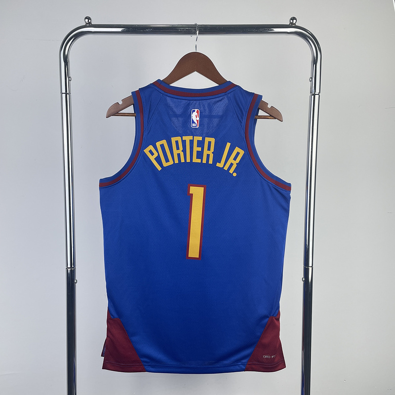 2023 NBA Denver Nuggets 1 PORTER JR. Basketball Jersey