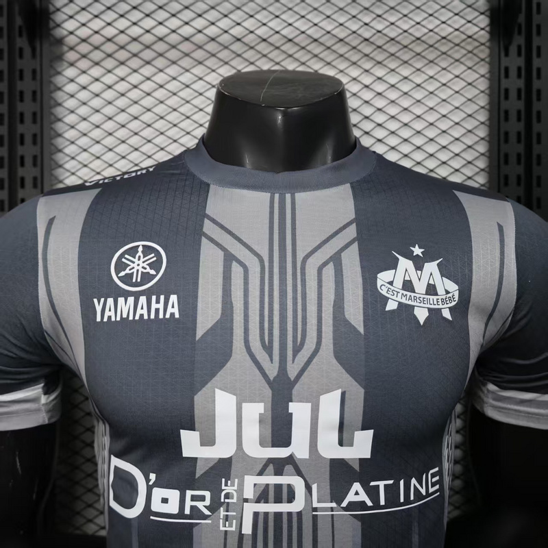 Player 2025-26 Marseille OM Grey Special EditioFootball jersey