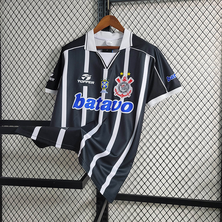 Retro 1999 Corinthians Away Football jersey retro