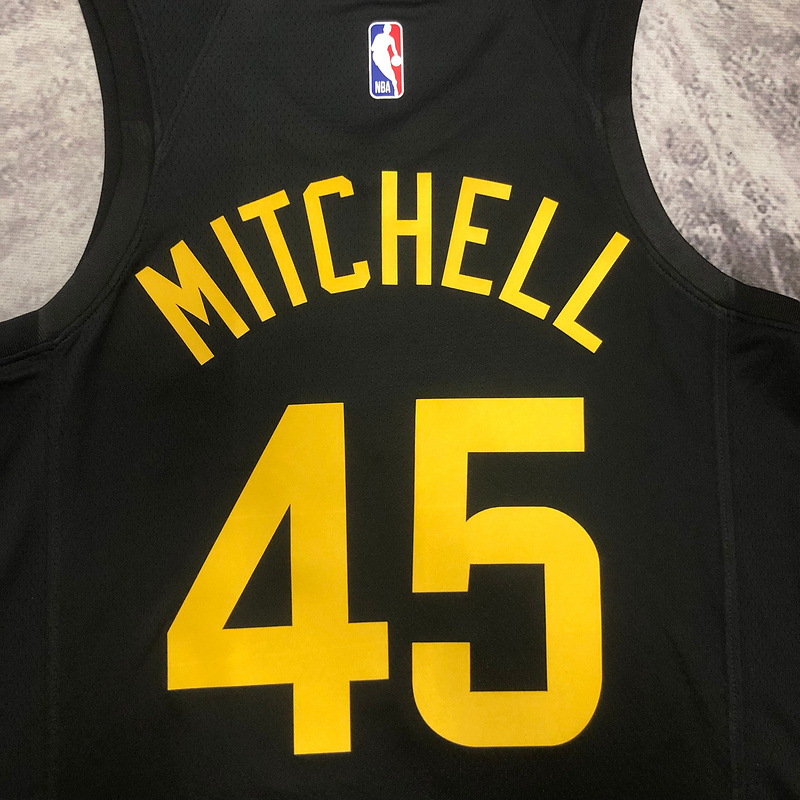 2023 NBA Utah Jazz 45 MITCHELL Basketball Jersey