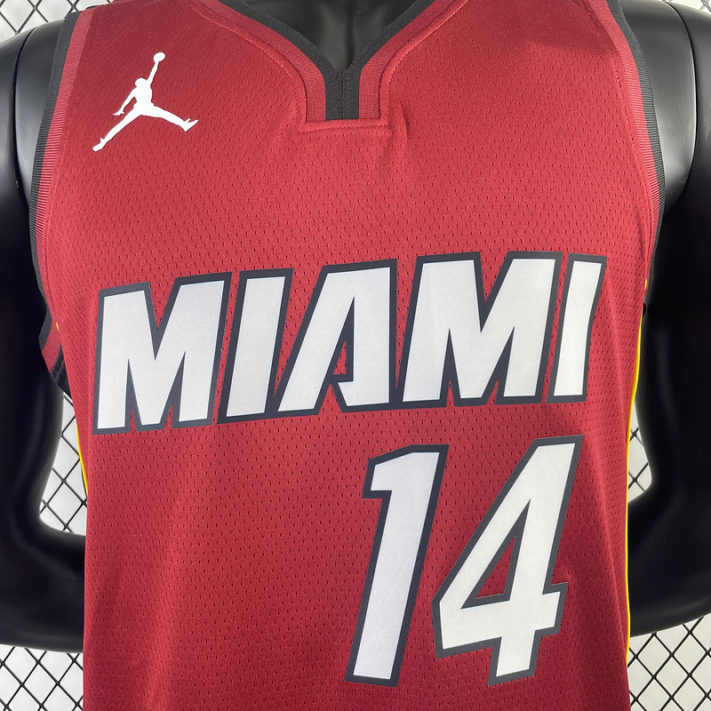 2023 NBA Miami Heat 14 HERRO Basketball Jersey