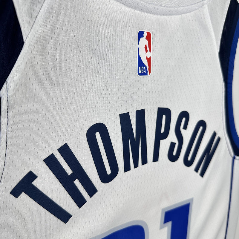 2023 NBA Dallas Mavericks 31 THOMPSON Basketball Jersey