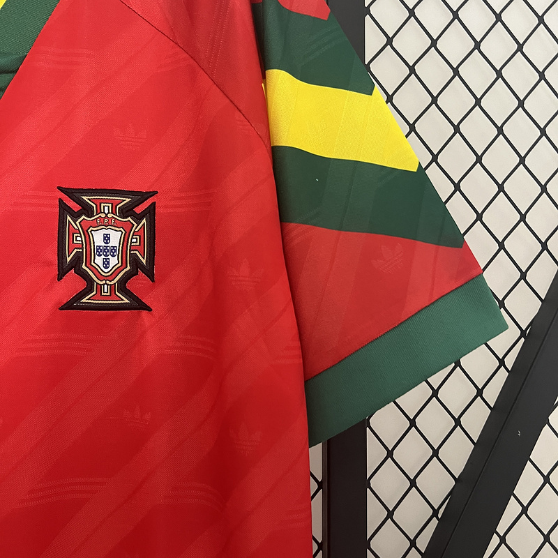 retro 1994 Portugal home retro football jersey Fan version