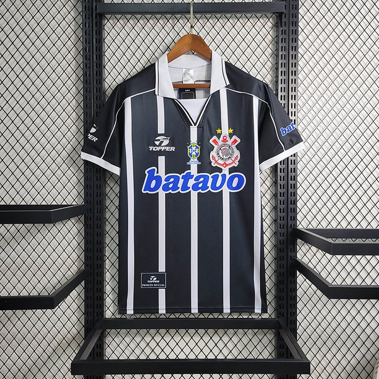 Retro 1999 Corinthians Away Football jersey retro